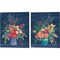 Floral Drama by Beth Grove 12" x 15" Canvas Wall Art (Set of 2)